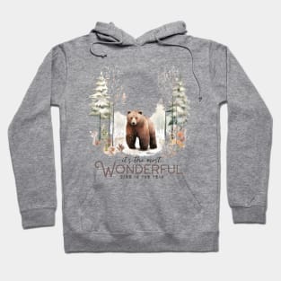 Winter Wilderness : It's the Most Wonderful Time of the Year Hoodie